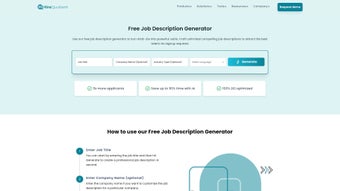 Free Job Description Generator