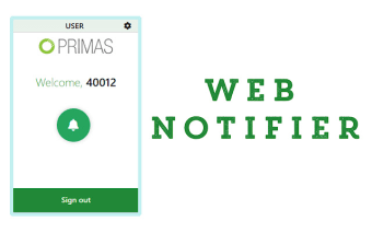 Primas Web Notifier