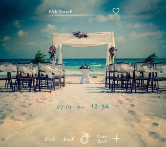 Cute Theme-Beach Wedding-