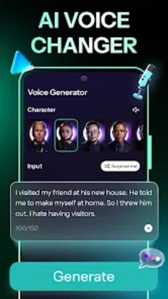 Celebs AI text to voice clone