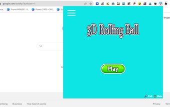 3D Rolling Ball Game