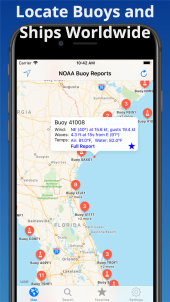 NOAA Buoy Reports