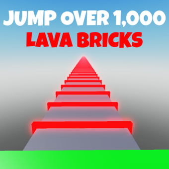 Jump Over 1000 Lava Bricks for a prize