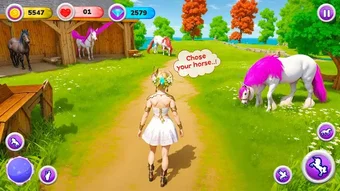 Unicorn Horse Stable Care Game