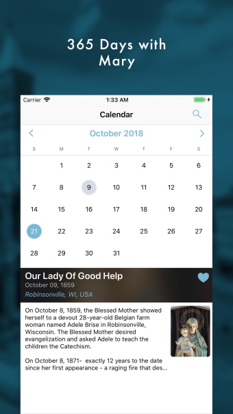 Marian Calendar