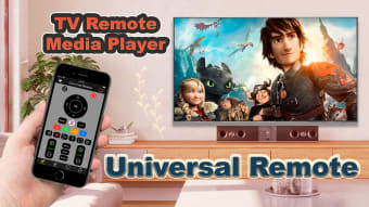 Universal remote control TV