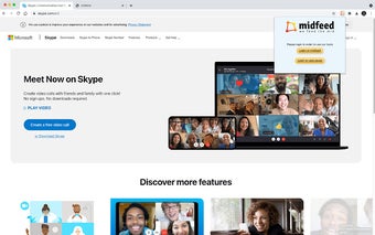 midfeed - Skype marketing tool