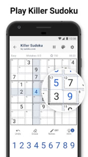 Killer Sudoku by Sudoku.com - Free Logic Puzzles
