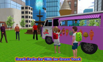 Fast Food Truck Driving 2020: Ice Cream Factory