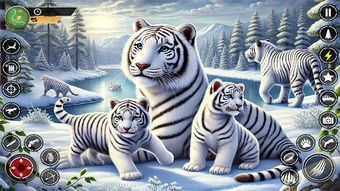 Snow Tiger Family Simulator 3D