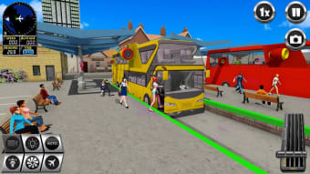 Flying Bus Simulator Bus Games