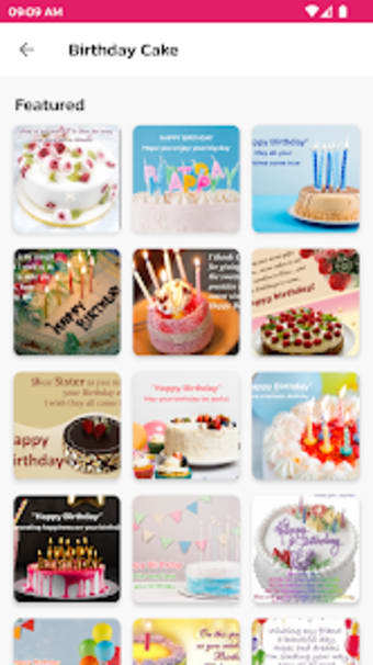 Birthday Cake  Wishing Card