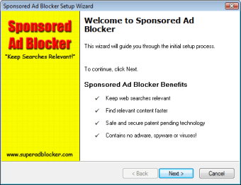 Sponsored Ad Blocker