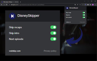 Disney Plus Skipper: skip intros & recaps
