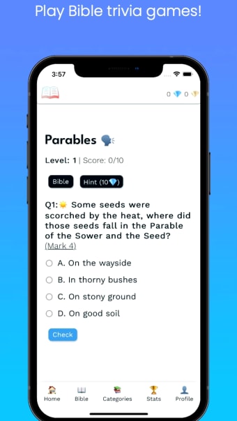 Bible Trivia App
