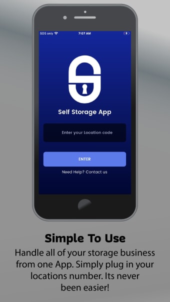 Self Storage App