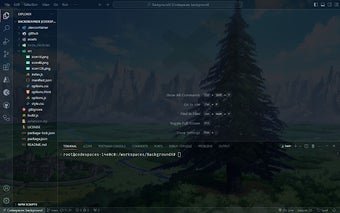 Backgrounds for VSCode and Codespaces