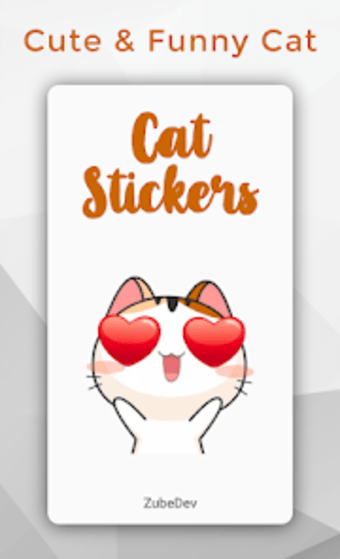 Cute  Funny Cat Sticker