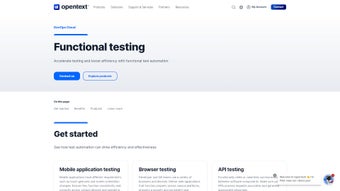 Imagen 0 para OpenText Functional Test …