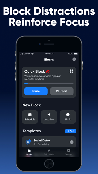 Block Apps Sites  Focus