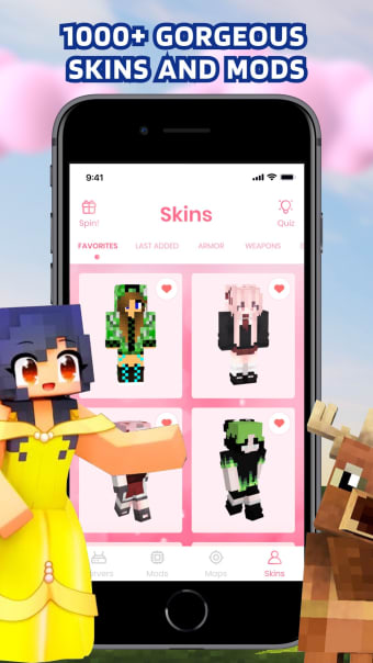 Girl Mods Skins for Minecraft