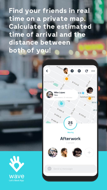 Wave Lets Meet App - Find Your Friends