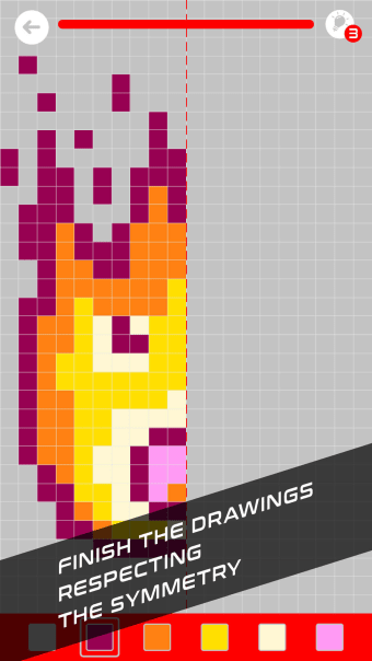 Pixel Art Symmetry Drawing