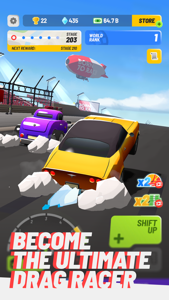 Idle Drag Race - Tap Car Game