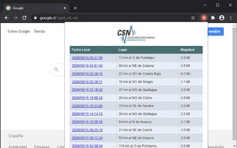 Sismos Chile