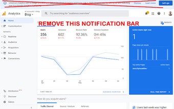 GA4 Notification Remover