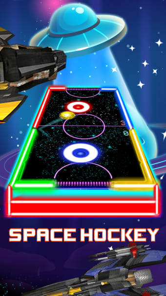 Glow Hockey HD - Best Neon Light Air Hockey