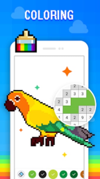 Color by Number  Draw Sandbox Pixel Art