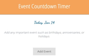 Event Countdown Timer