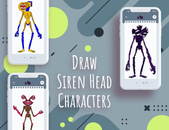 How to draw Siren Head
