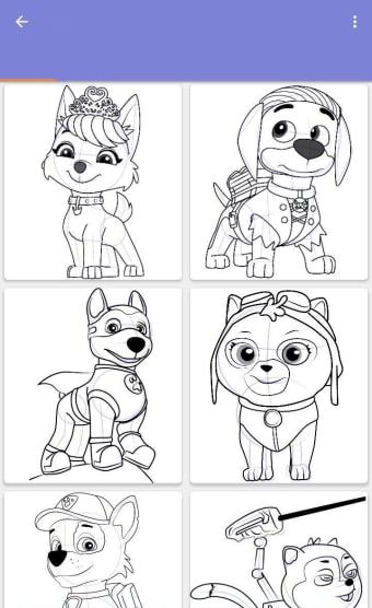 Patrol Draw. Drawing Paw Dogs