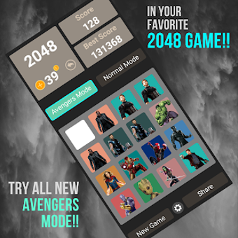 2048 Avengers Mode: Puzzle  Board Game