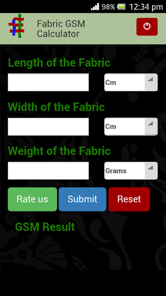 Fabric GSM Calculator