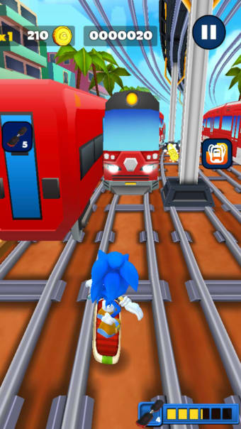 Subway Blue Hedgehog Run