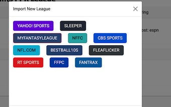 Footballguys Extension: Manage My Leagues