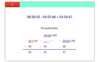 Calculadora de Tiempo