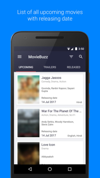 MovieBuzz - Upcoming Movies