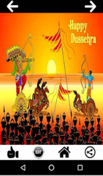 Dussehra and Navaratri Card