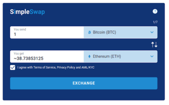 SimpleSwap Crypto Exchange