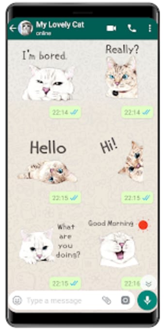 WAStickerApps Cat memes and Kawaii cats stickers