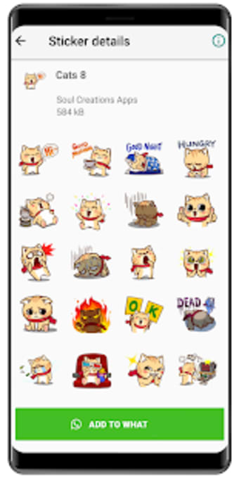 WAStickerApps Cat memes and Kawaii cats stickers