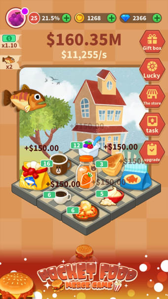 Pocket food : merge game
