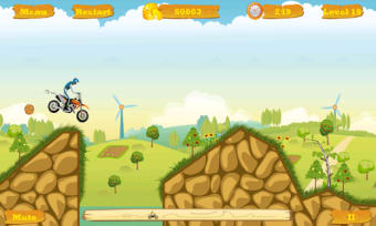 Moto Race -- physical dirt motorcycle racing game