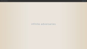 Infinite Adversaries