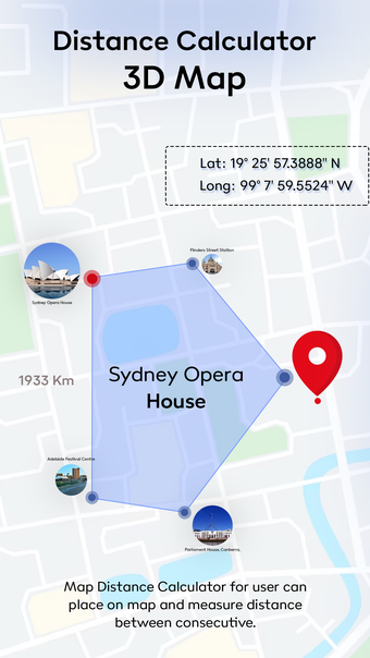 Field Distance Measure 3D Map