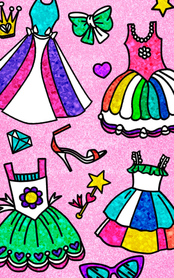 Dress Coloring Game for girls